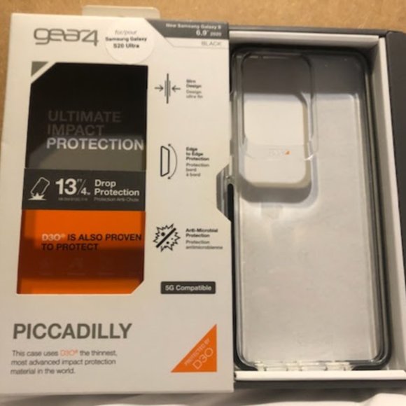 gear4 Piccadilly Design-Samsung Galaxy S20 Ultra Case Advanced Impact Protection - Picture 1 of 6